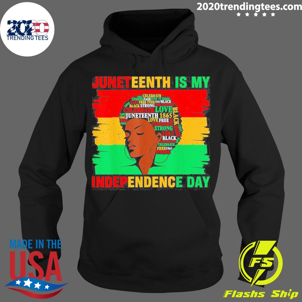 Nice juneteenth Is My Independence Day Black Women - Adult & Kids T-Shirts, Sweatshirts & Hoodies apparel design preview 2