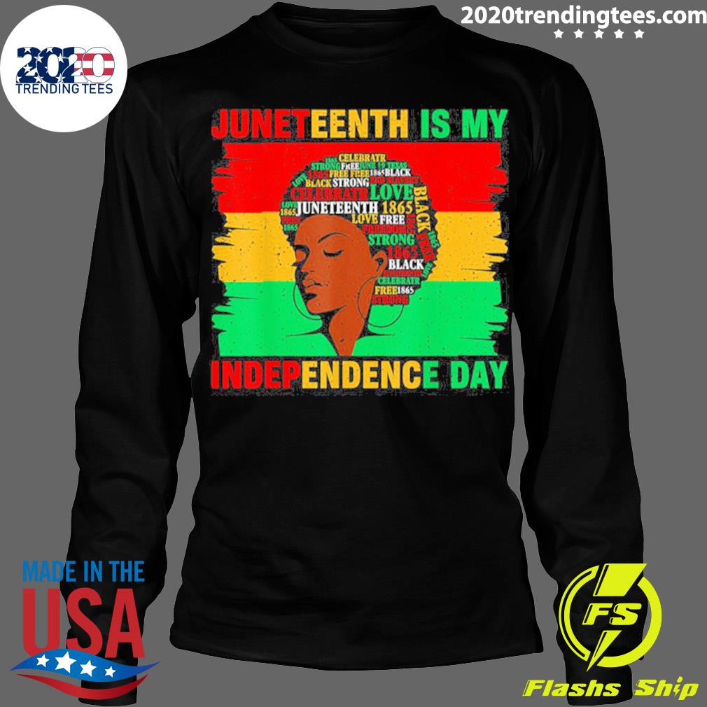 Nice juneteenth Is My Independence Day Black Women - Adult & Kids T-Shirts, Sweatshirts & Hoodies apparel design preview 4