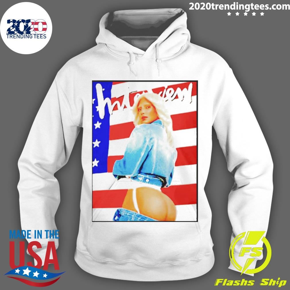 Nice kim Kardashian American Flag Naked But - Adult & Kids T-Shirts, Sweatshirts & Hoodies apparel design preview 2