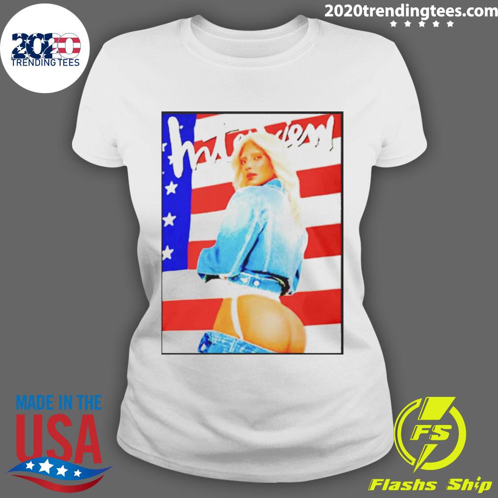 Nice kim Kardashian American Flag Naked But - Adult & Kids T-Shirts, Sweatshirts & Hoodies apparel design preview 3