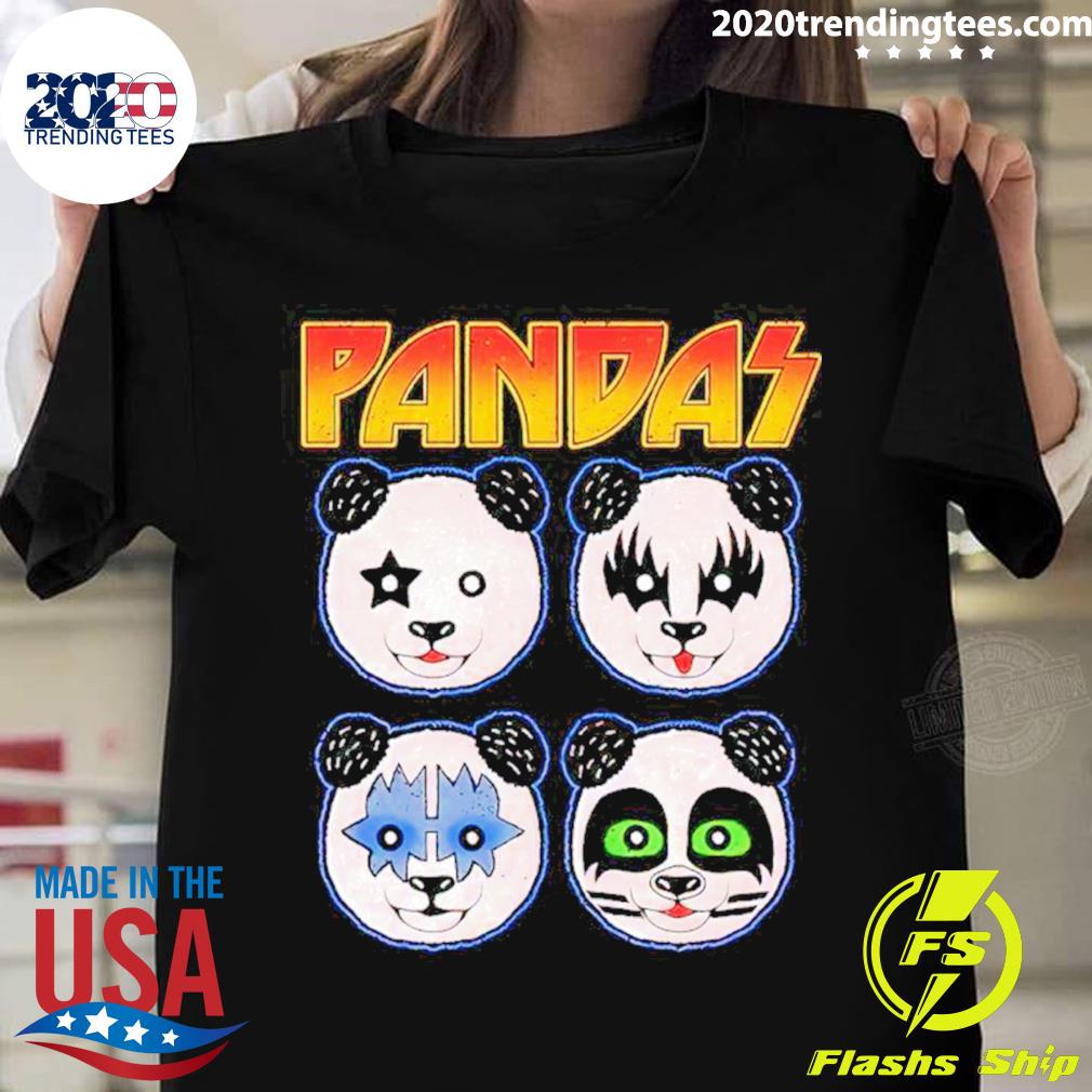 Nice kiss Pandas - Adult & Kids T-Shirts, Sweatshirts & Hoodies apparel design preview 1