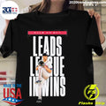 Nice kyle Wright Leads League In Wins - Adult & Kids T-Shirts, Sweatshirts & Hoodies apparel design preview 1