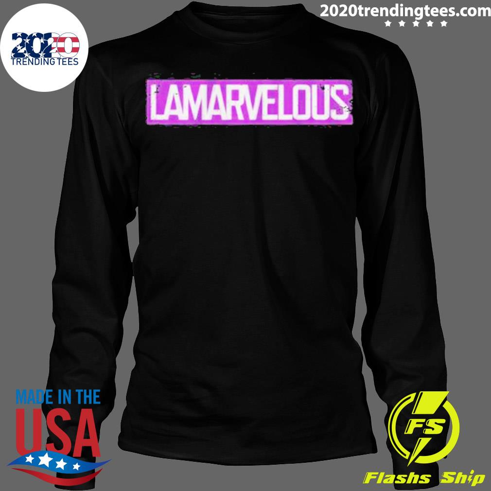 Nice lamar Jackson Lamarvelous - Adult & Kids T-Shirts, Sweatshirts & Hoodies apparel design preview 4