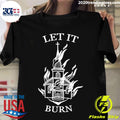 Nice let It Burn Cathedral - Adult & Kids T-Shirts, Sweatshirts & Hoodies apparel design preview 1