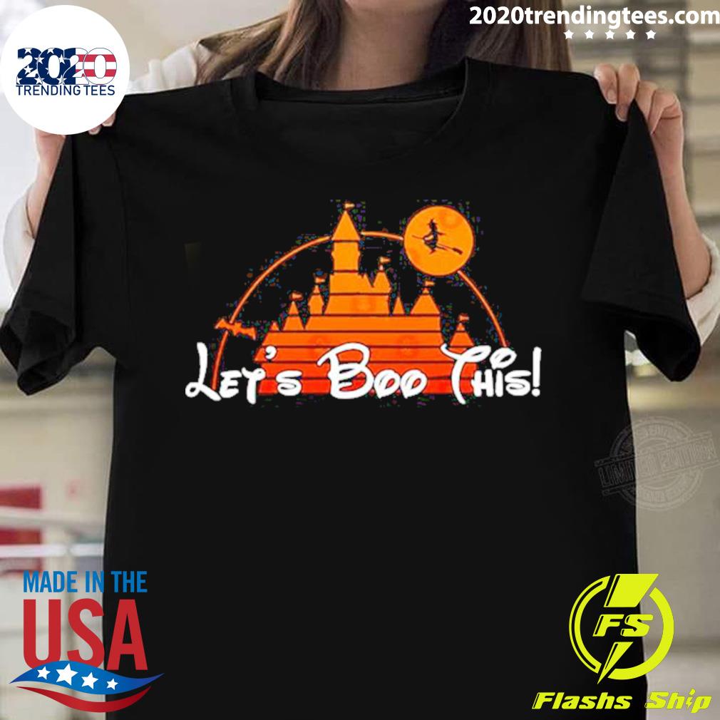 Nice lets Boo This Disneyland Halloween - Adult & Kids T-Shirts, Sweatshirts & Hoodies apparel design preview 1