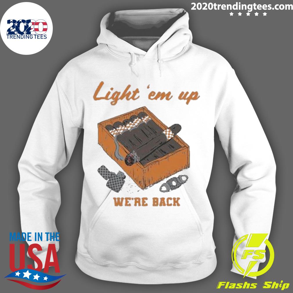 Nice light 'em Up We're Back Vintage - Adult & Kids T-Shirts, Sweatshirts & Hoodies apparel design preview 2