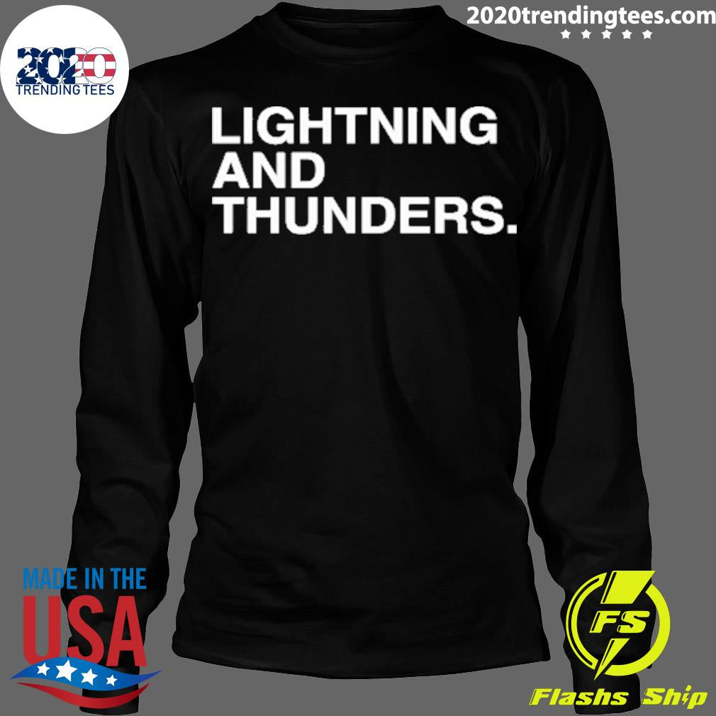 Nice lightning And Thunder - Adult & Kids T-Shirts, Sweatshirts & Hoodies apparel design preview 4