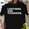 Nice lightning And Thunder - Adult & Kids T-Shirts, Sweatshirts & Hoodies apparel design preview 1