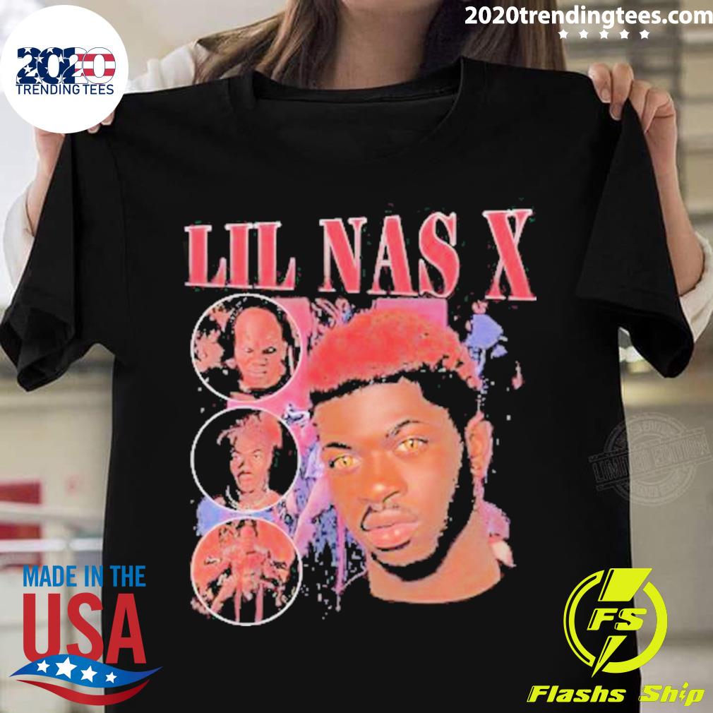 Nice lil Nas X Hip Hop 90s Vintage - Adult & Kids T-Shirts, Sweatshirts & Hoodies apparel design preview 1