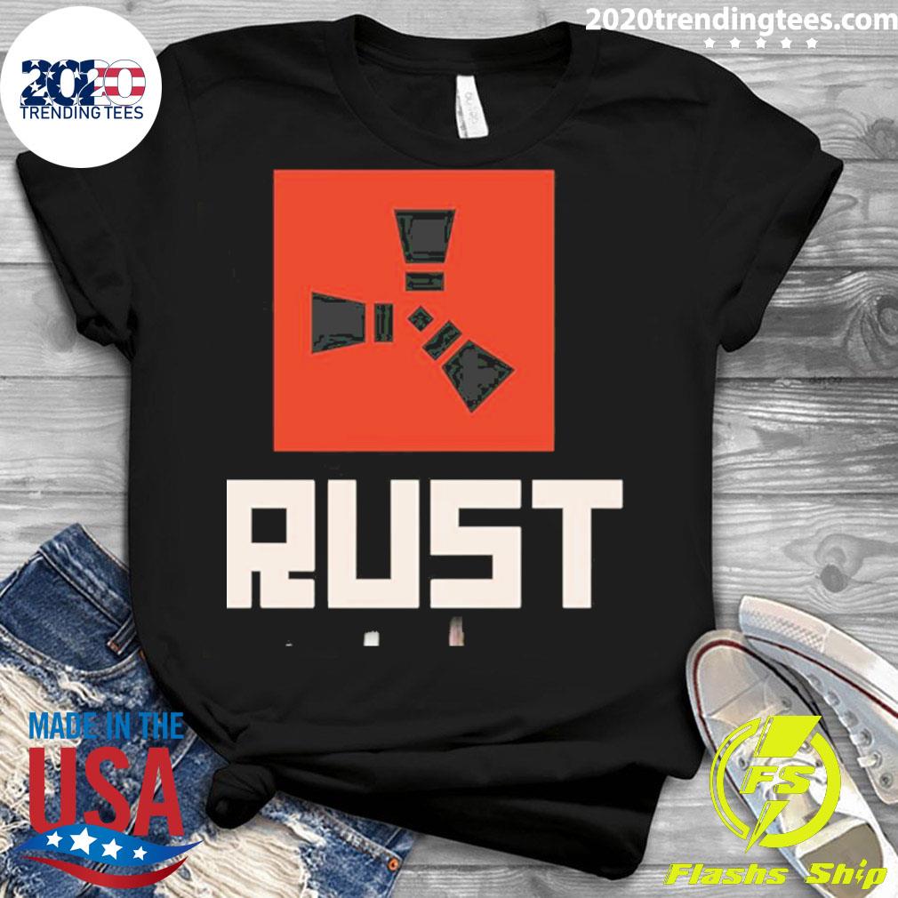 Nice logo Rust Game - Adult & Kids T-Shirts, Sweatshirts & Hoodies apparel design preview 3