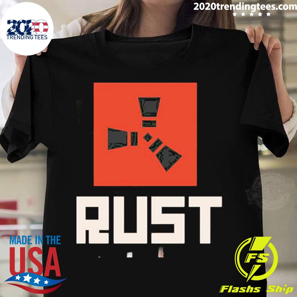 Nice logo Rust Game - Adult & Kids T-Shirts, Sweatshirts & Hoodies apparel design preview 1