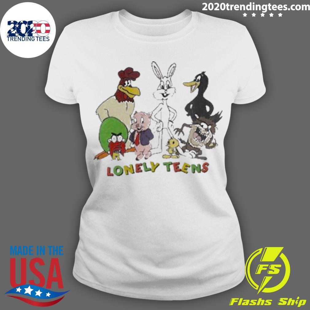 Nice lonely Teens - Adult & Kids T-Shirts, Sweatshirts & Hoodies apparel design preview 3