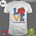 Nice love 5th Grade Teacher School Pencil Apple - Adult & Kids T-Shirts, Sweatshirts & Hoodies apparel design preview 1