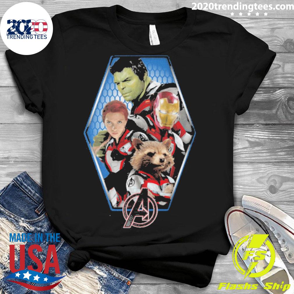 Nice marvel Avengers Endgame Hexagon - Adult & Kids T-Shirts, Sweatshirts & Hoodies apparel design preview 3
