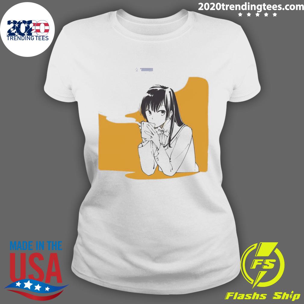 Nice nanami Drinking Tea - Adult & Kids T-Shirts, Sweatshirts & Hoodies apparel design preview 3