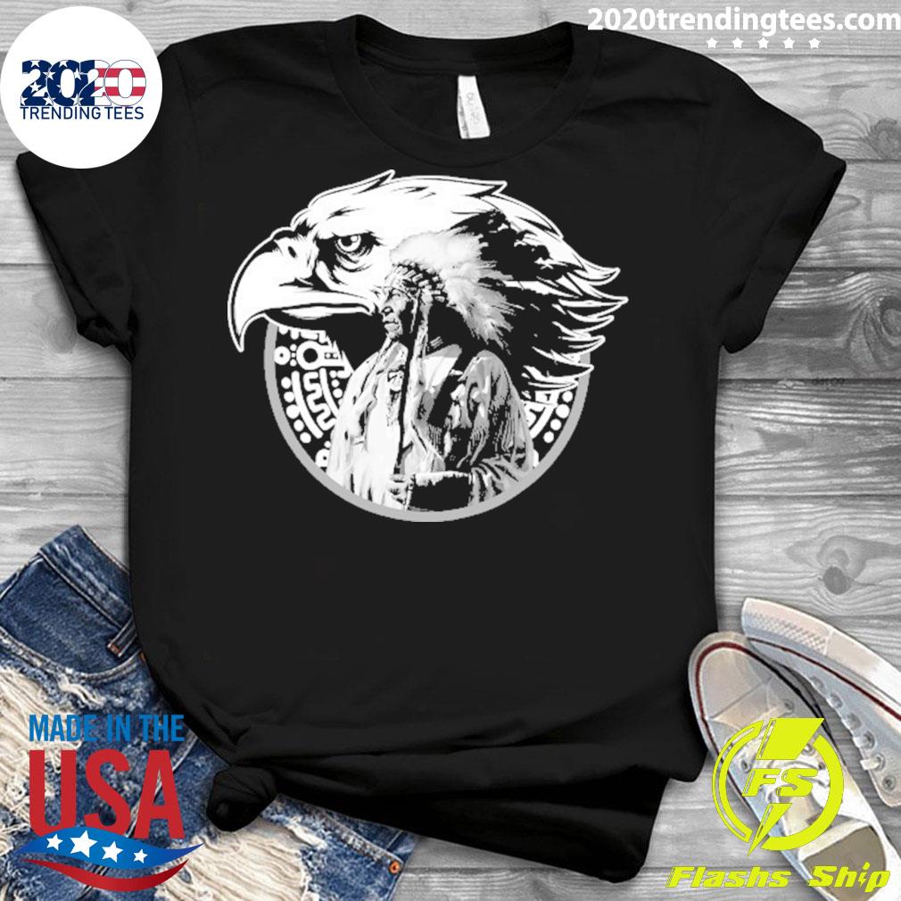 Nice native American Chief Eagle - Adult & Kids T-Shirts, Sweatshirts & Hoodies apparel design preview 3