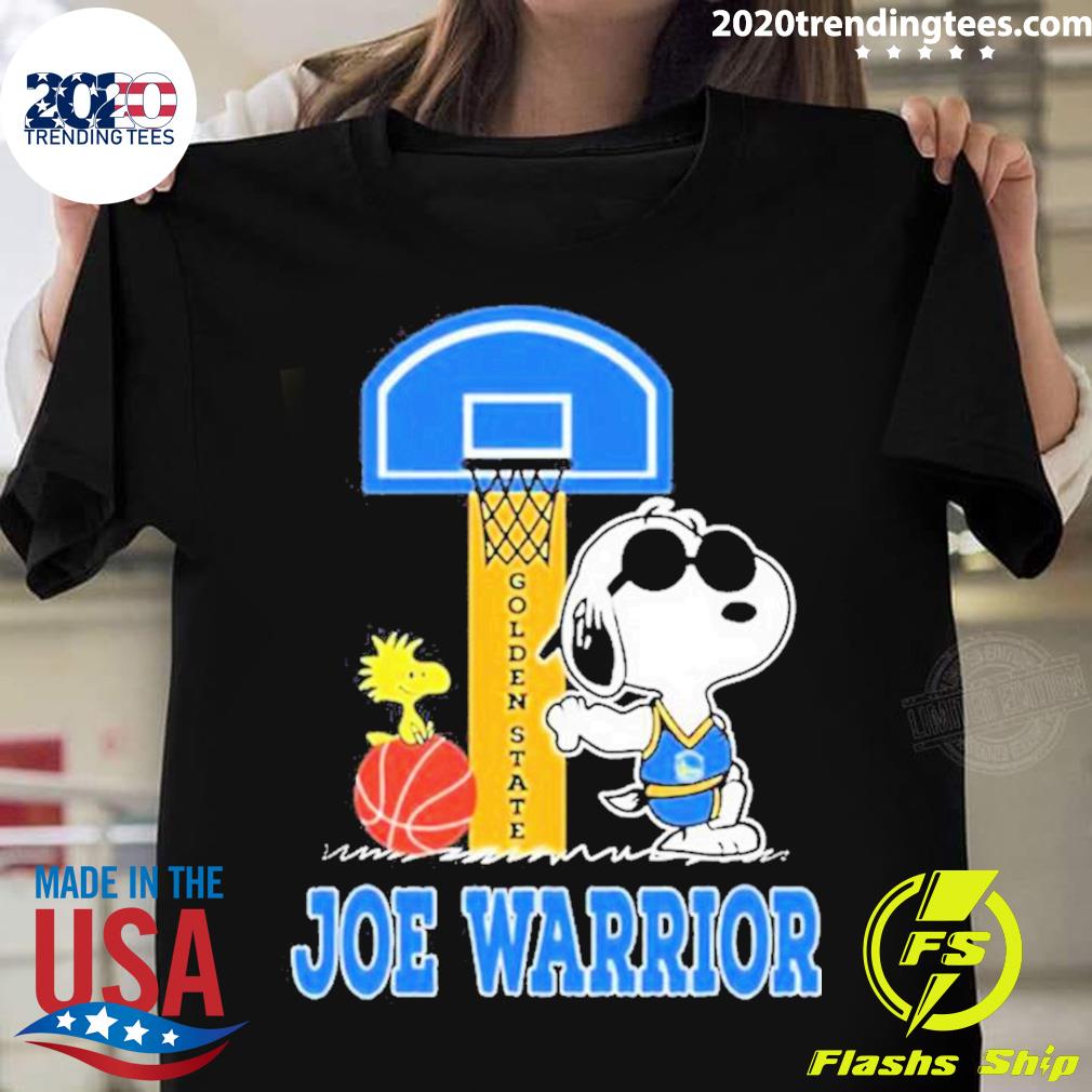 Nice nBA Golden State Warriors Snoopy Joe - Adult & Kids T-Shirts, Sweatshirts & Hoodies apparel design preview 1