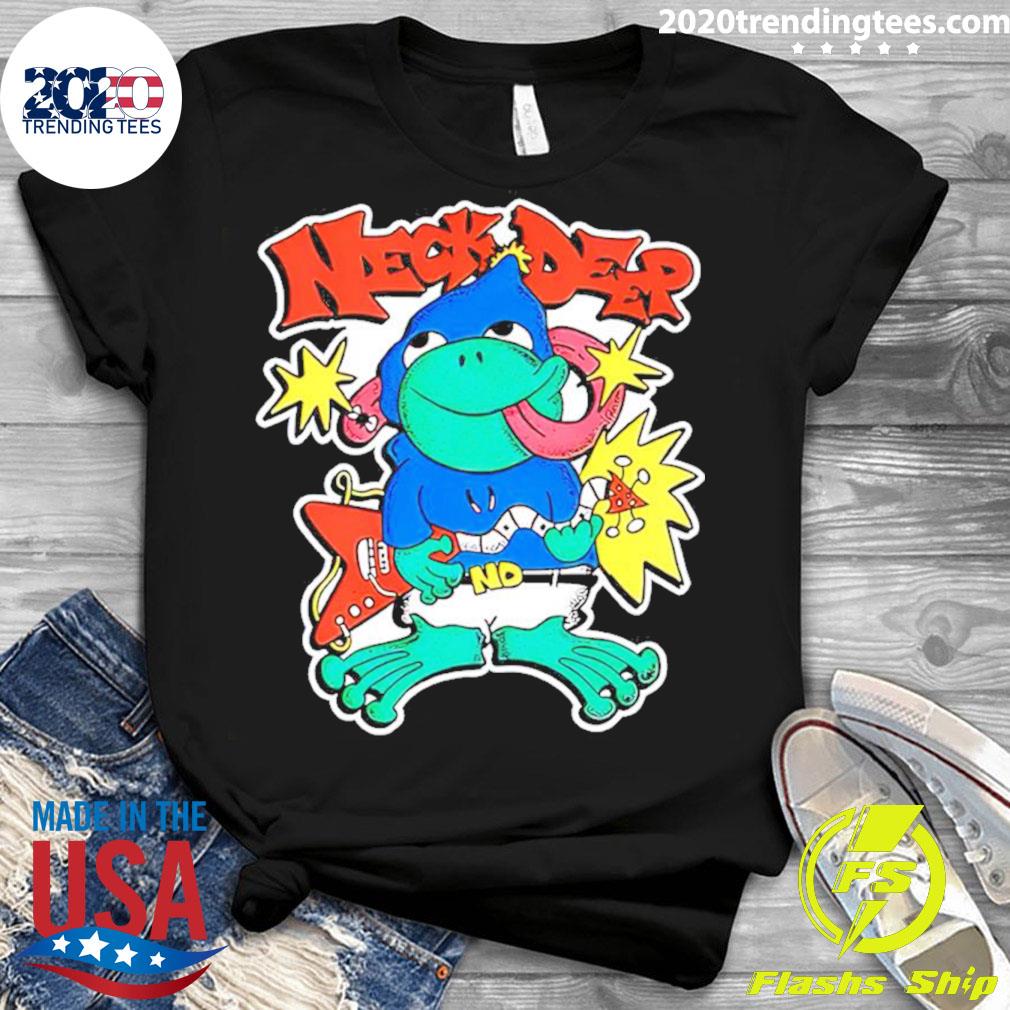 Nice neck Deep Frog - Adult & Kids T-Shirts, Sweatshirts & Hoodies apparel design preview 3