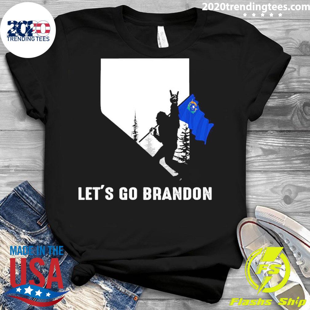 Nice nevada America Bigfoot Let's Go Brandon - Adult & Kids T-Shirts, Sweatshirts & Hoodies apparel design preview 3