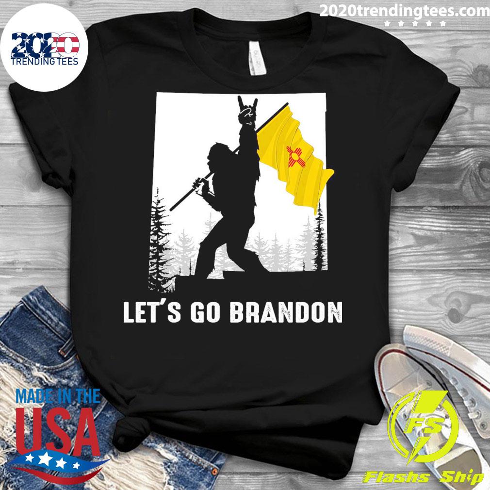 Nice new Mexico America Bigfoot Let's Go Brandon - Adult & Kids T-Shirts, Sweatshirts & Hoodies apparel design preview 3