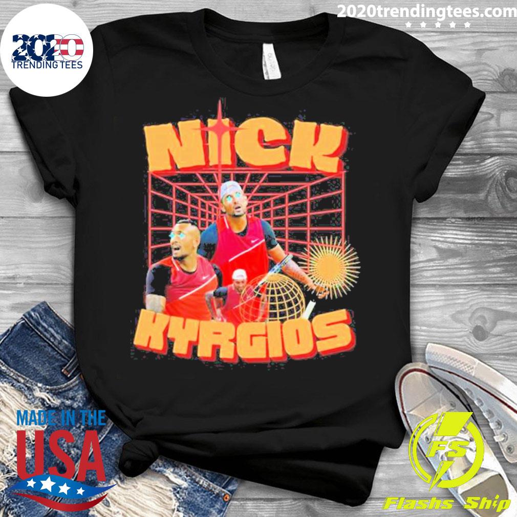 Nice nick Kyrgios Bootleg - Adult & Kids T-Shirts, Sweatshirts & Hoodies apparel design preview 3