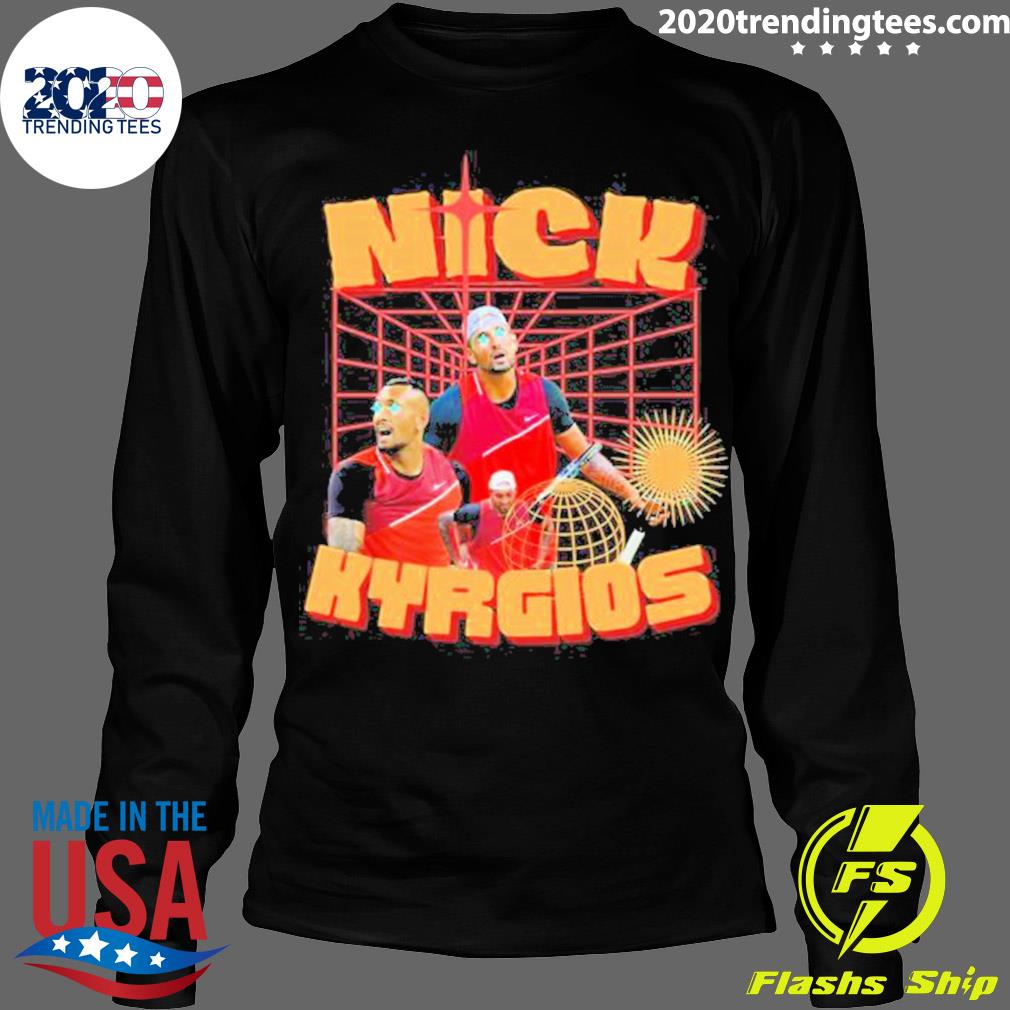 Nice nick Kyrgios Bootleg - Adult & Kids T-Shirts, Sweatshirts & Hoodies apparel design preview 4