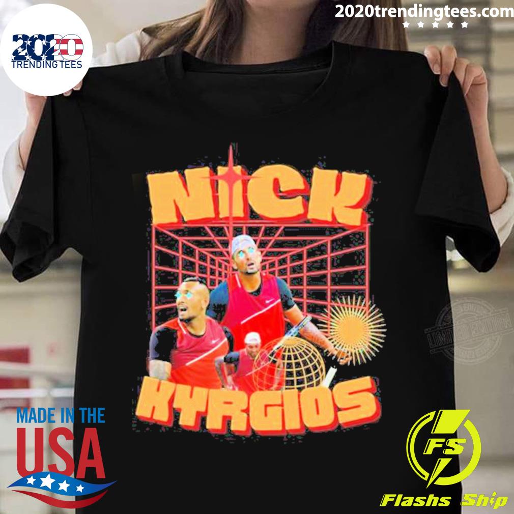 Nice nick Kyrgios Bootleg - Adult & Kids T-Shirts, Sweatshirts & Hoodies apparel design preview 1
