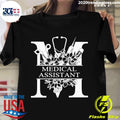 Nice nurse Split Floral Frame Medical Assistant - Adult & Kids T-Shirts, Sweatshirts & Hoodies apparel design preview 1