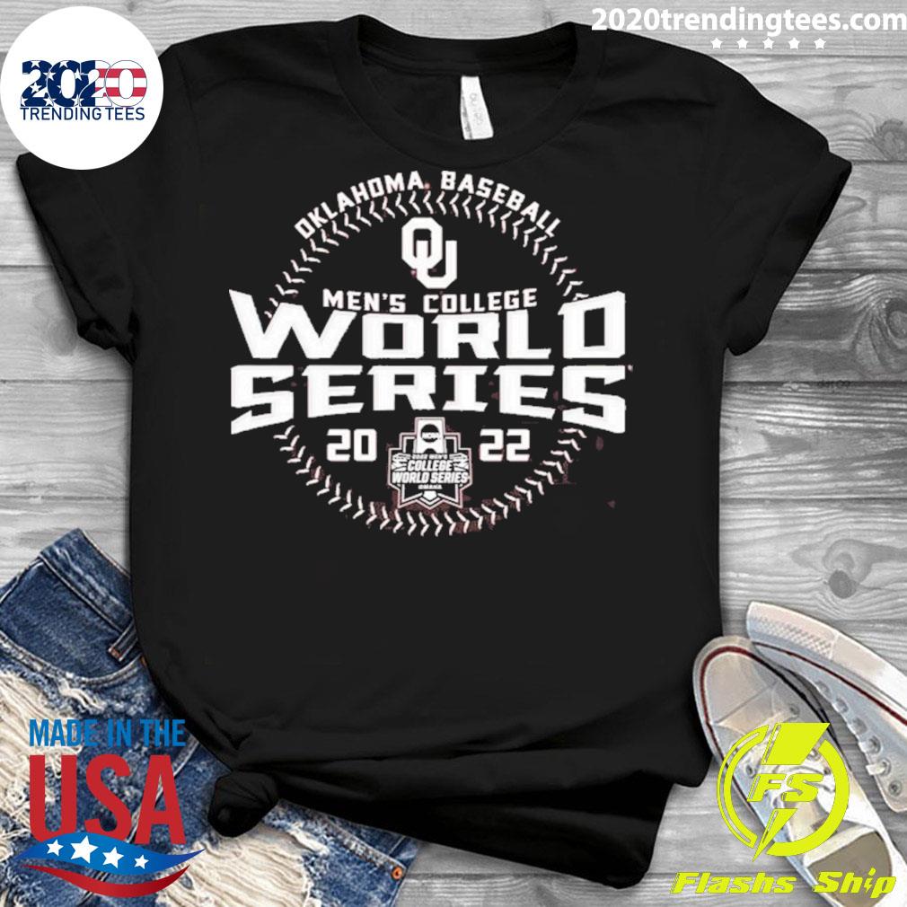 Nice oklahoma Baseball 2022 Men's College World - Adult & Kids T-Shirts, Sweatshirts & Hoodies apparel design preview 3