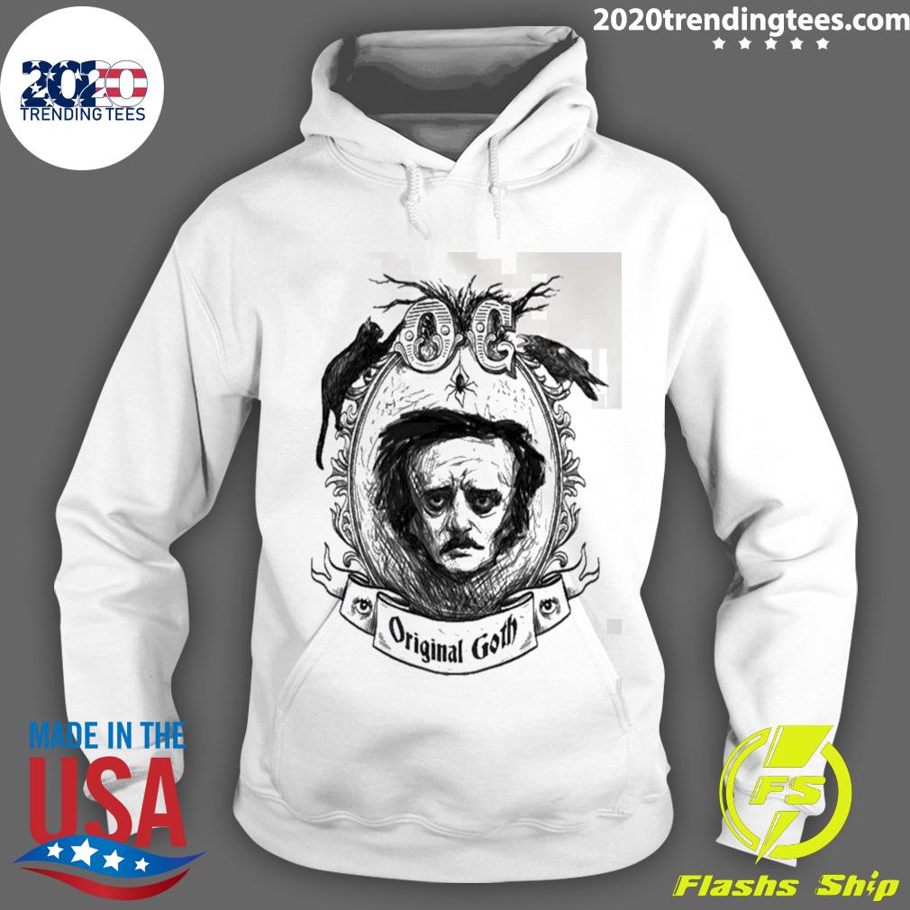 Nice original Goth Edgar Allan Poe - Adult & Kids T-Shirts, Sweatshirts & Hoodies apparel design preview 2