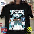 Nice philadelphia Eagles Brian Dawkins Vs Jalen Hurts - Adult & Kids T-Shirts, Sweatshirts & Hoodies apparel design preview 1