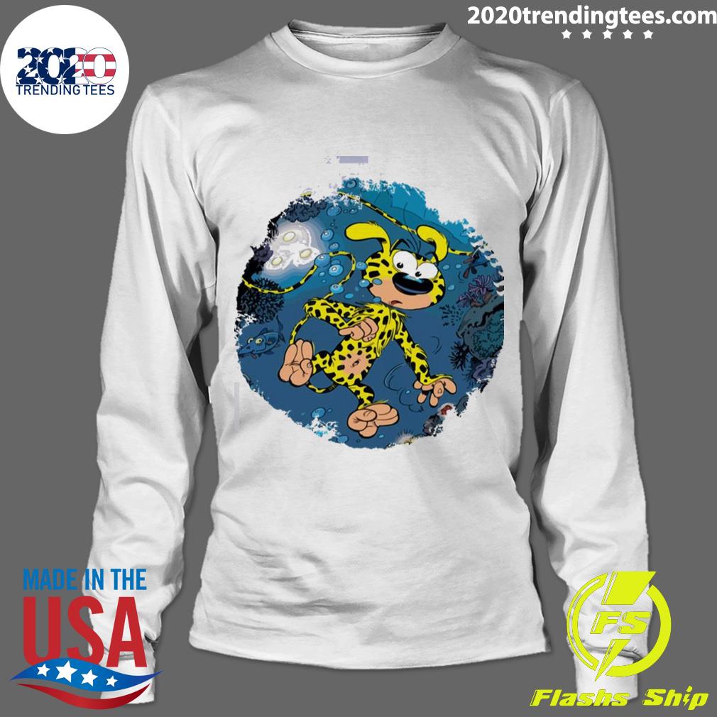 Nice pink Funny Marsupilami Under Water - Adult & Kids T-Shirts, Sweatshirts & Hoodies apparel design preview 4