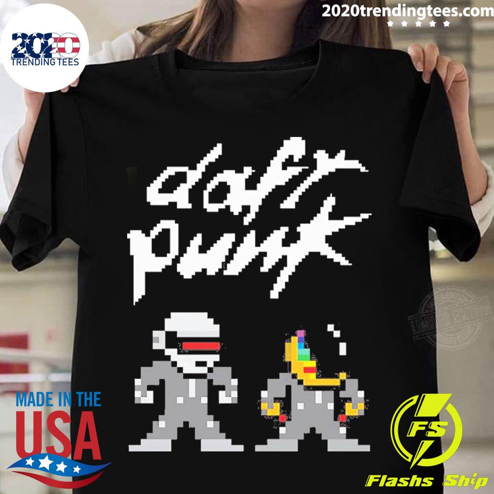Nice pixel Daft Punk - Adult & Kids T-Shirts, Sweatshirts & Hoodies apparel design preview 1