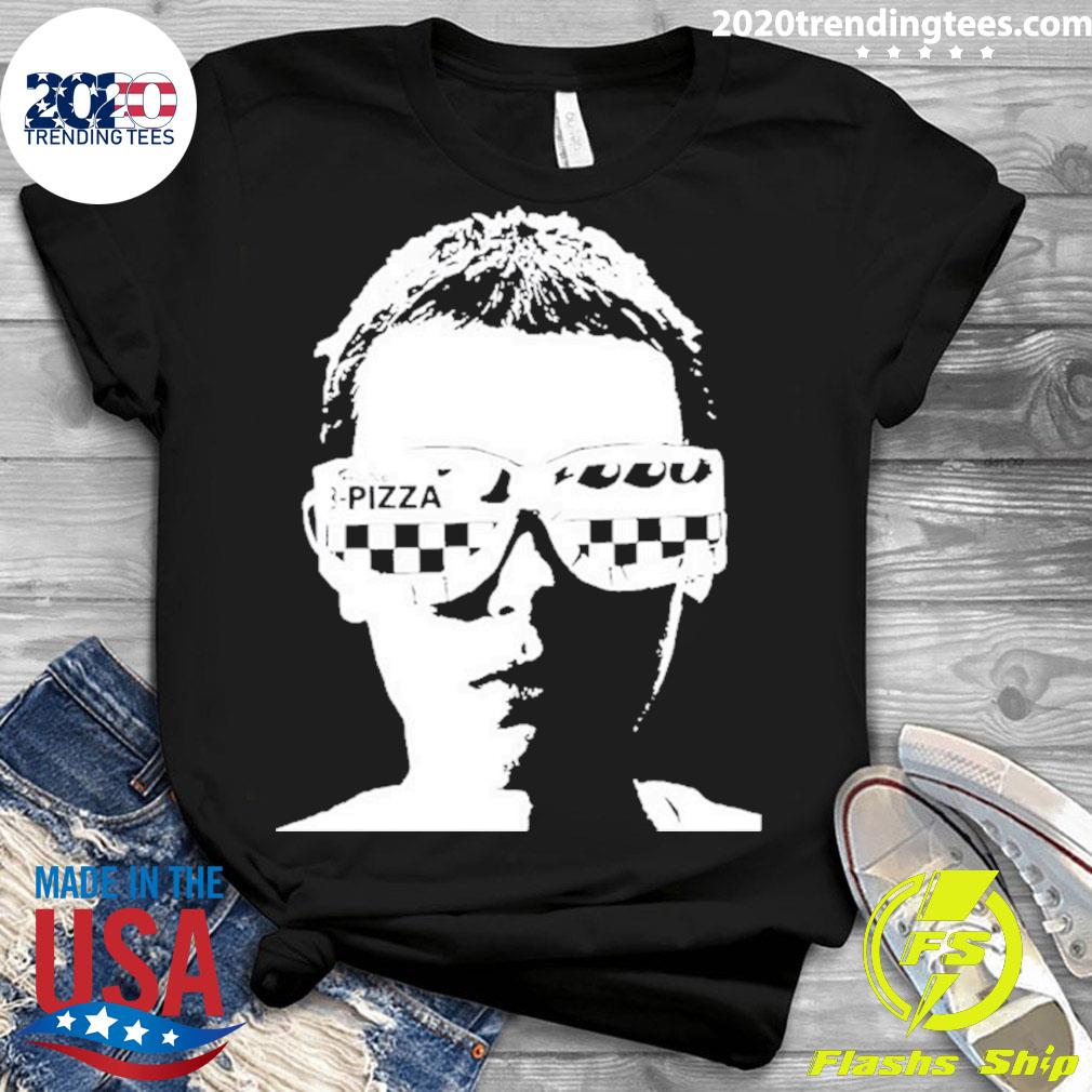 Nice pizza Box Sunglasses Stencil Eleven Stranger - Adult & Kids T-Shirts, Sweatshirts & Hoodies apparel design preview 3