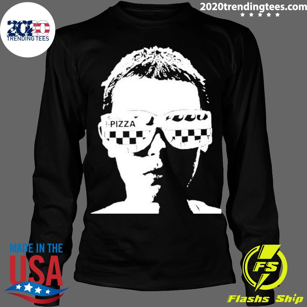 Nice pizza Box Sunglasses Stencil Eleven Stranger - Adult & Kids T-Shirts, Sweatshirts & Hoodies apparel design preview 4