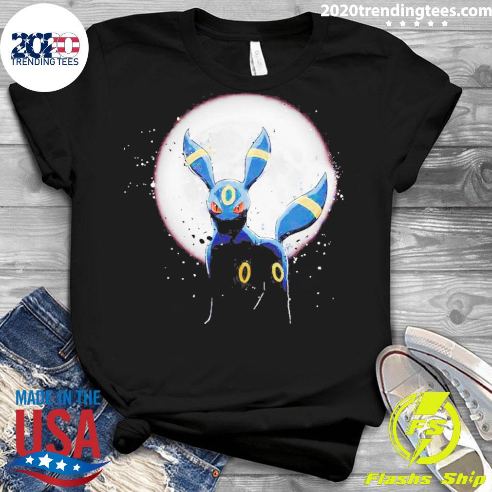 Nice pokemon Umbreon Evolve Eevee - Adult & Kids T-Shirts, Sweatshirts & Hoodies apparel design preview 3