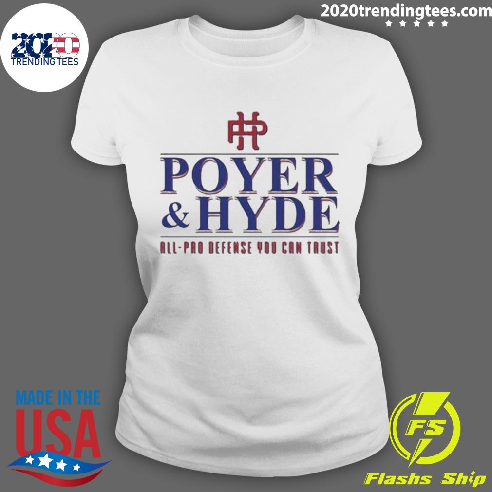 Nice poyer Hyde All-pro Defense You Can Trust - Adult & Kids T-Shirts, Sweatshirts & Hoodies apparel design preview 3