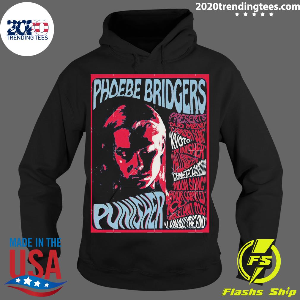 Nice psychedelic Punisher Phoebe Bridgers - Adult & Kids T-Shirts, Sweatshirts & Hoodies apparel design preview 2