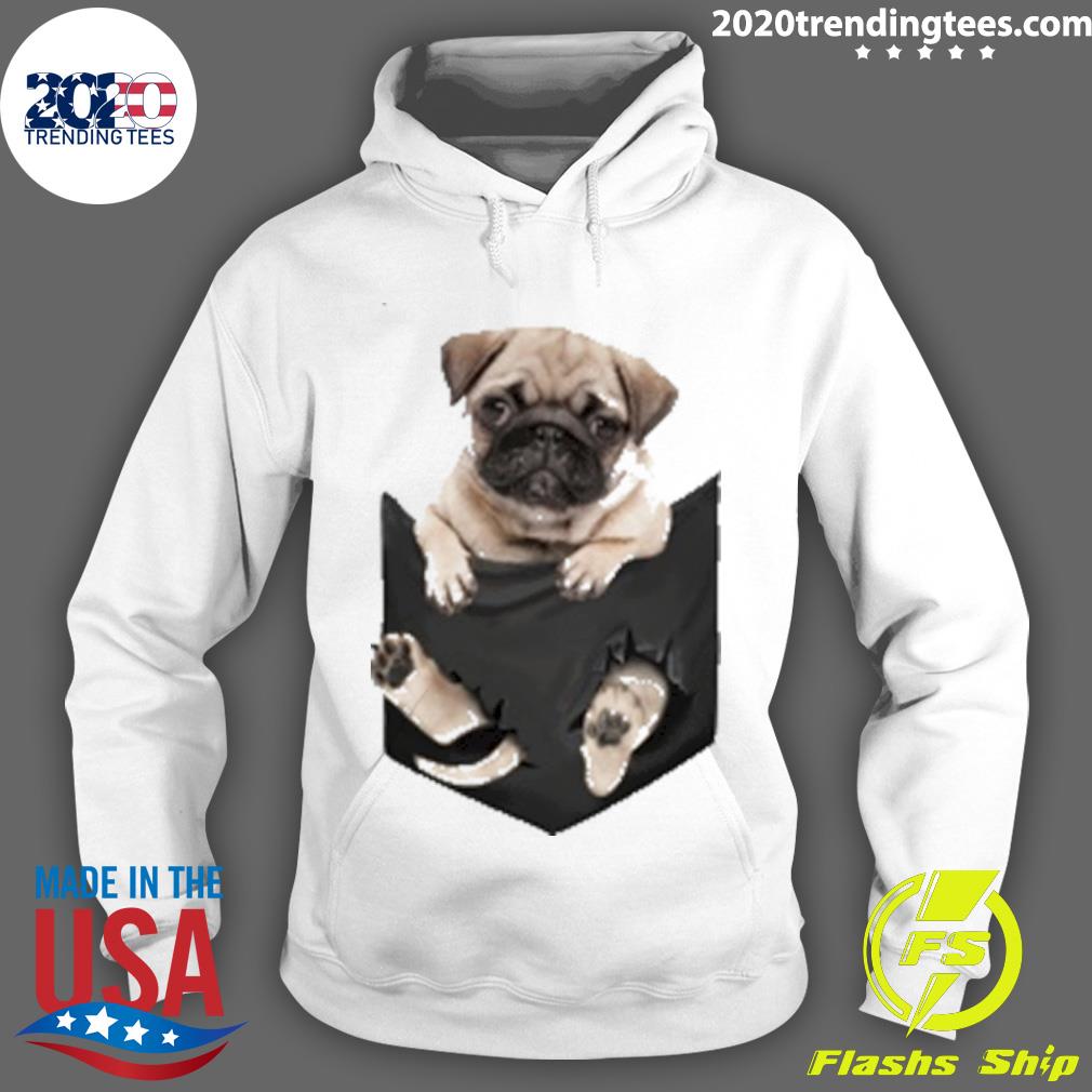 Nice pug In Pocket - Adult & Kids T-Shirts, Sweatshirts & Hoodies apparel design preview 2