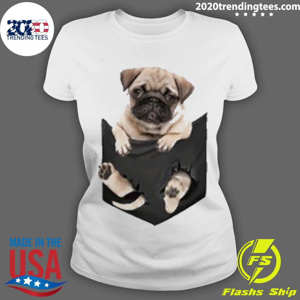 Nice pug In Pocket - Adult & Kids T-Shirts, Sweatshirts & Hoodies apparel design preview 3