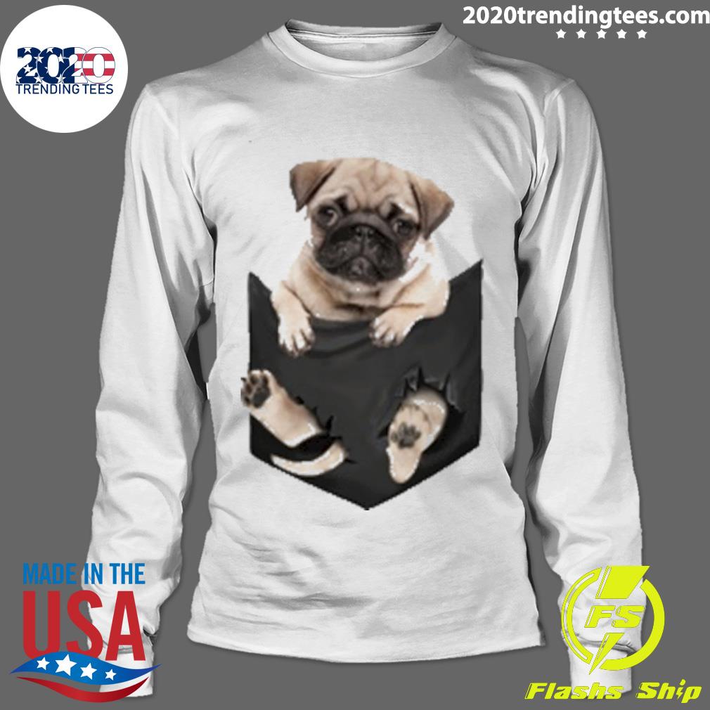 Nice pug In Pocket - Adult & Kids T-Shirts, Sweatshirts & Hoodies apparel design preview 4