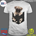 Nice pug In Pocket - Adult & Kids T-Shirts, Sweatshirts & Hoodies apparel design preview 1