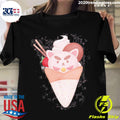 Nice puppycat Ice Cream Crepe - Adult & Kids T-Shirts, Sweatshirts & Hoodies apparel design preview 1