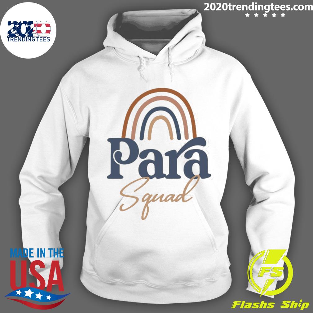 Nice rainbow Paraprofessional Squad - Adult & Kids T-Shirts, Sweatshirts & Hoodies apparel design preview 2