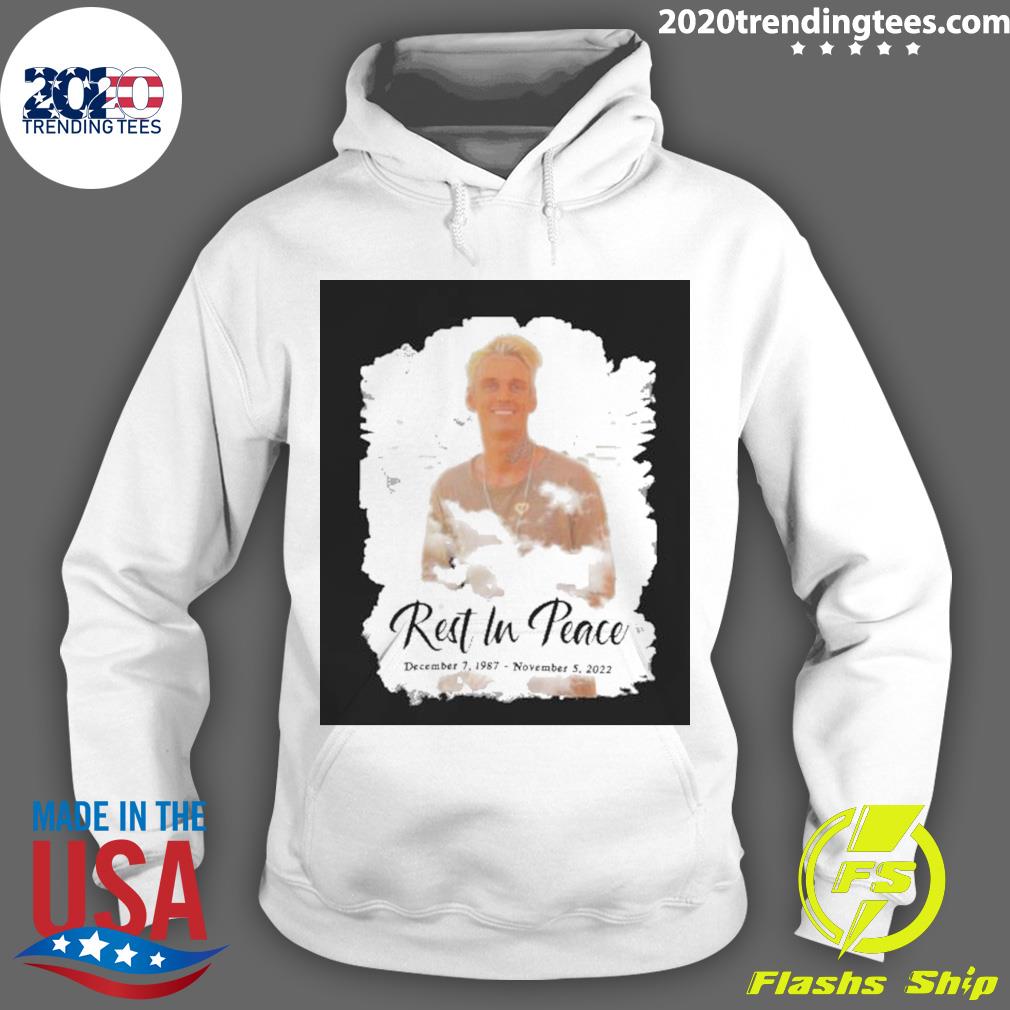 Nice rest In Peace Aaron Carter - Adult & Kids T-Shirts, Sweatshirts & Hoodies apparel design preview 2