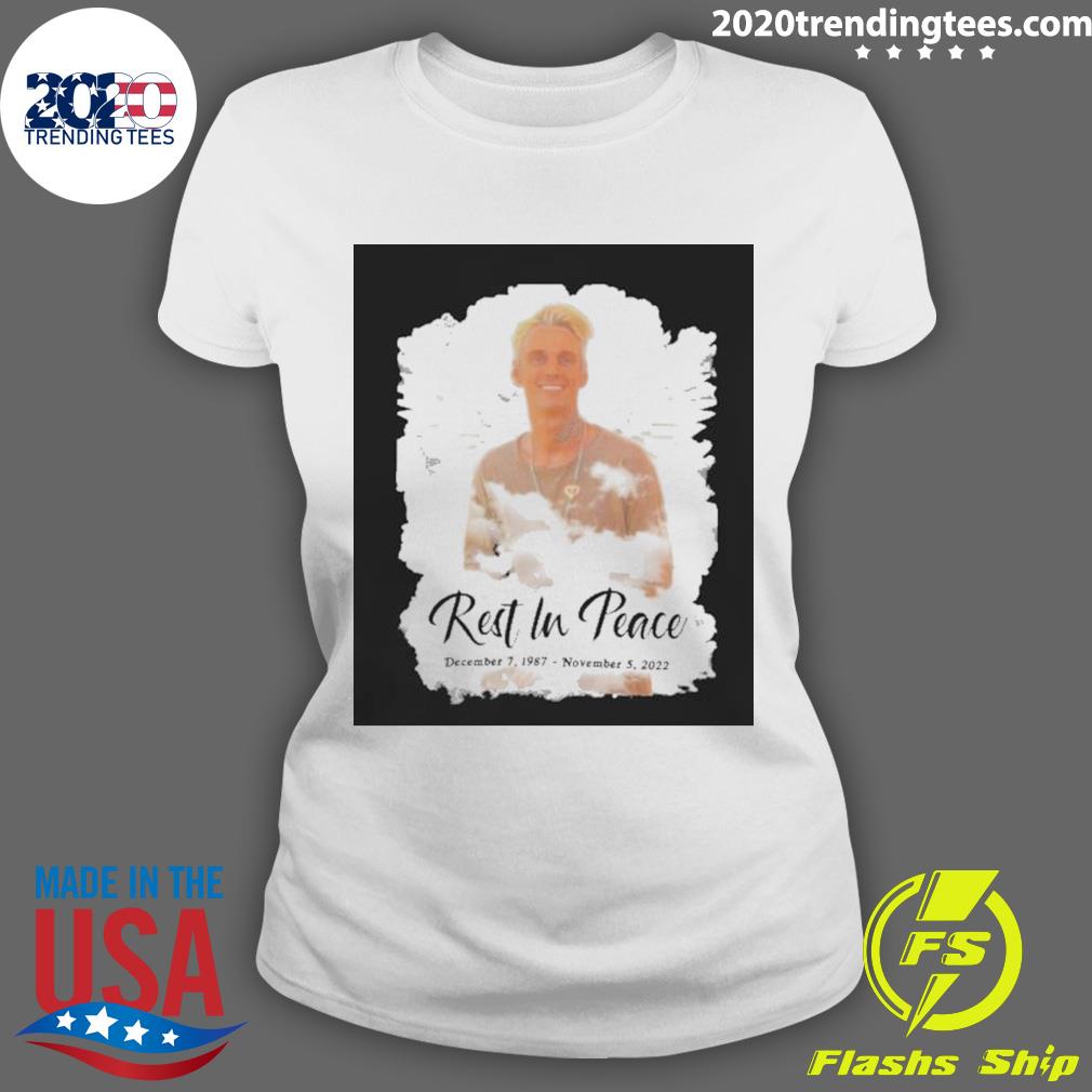Nice rest In Peace Aaron Carter - Adult & Kids T-Shirts, Sweatshirts & Hoodies apparel design preview 3