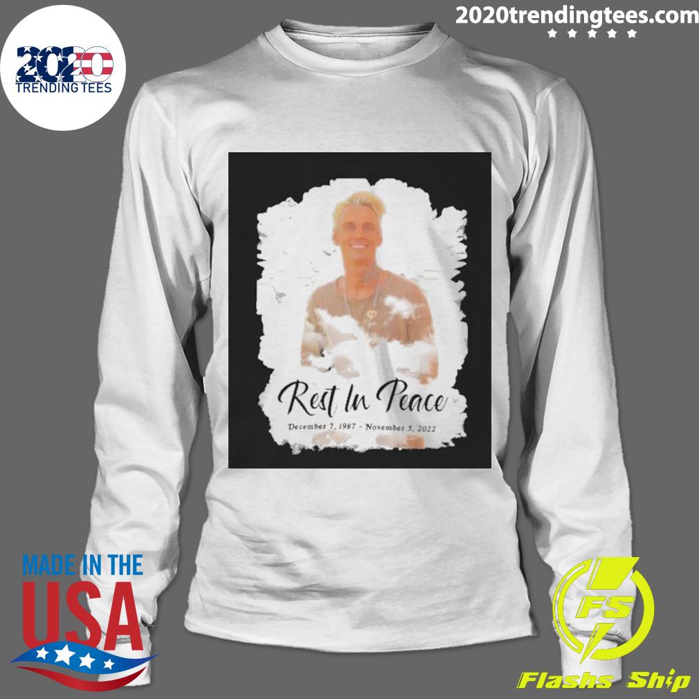 Nice rest In Peace Aaron Carter - Adult & Kids T-Shirts, Sweatshirts & Hoodies apparel design preview 4