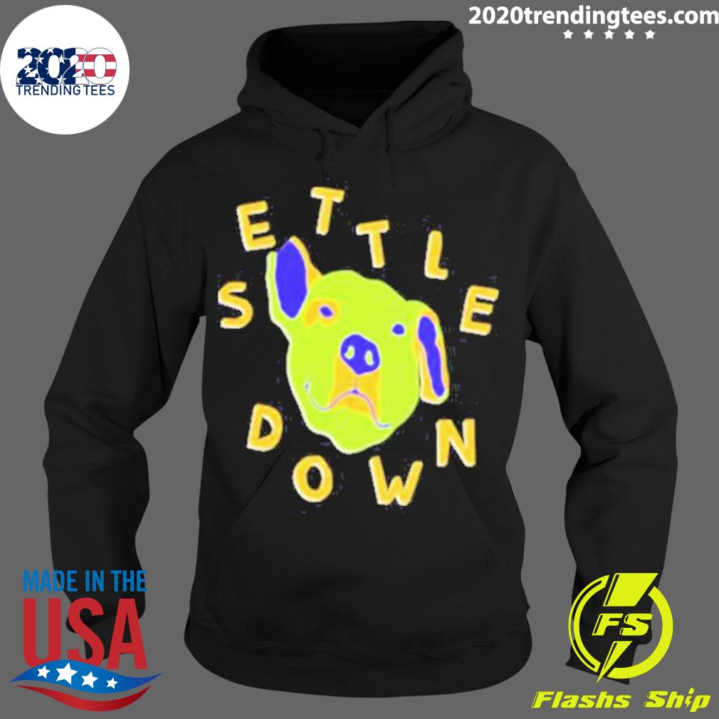 Nice ricky Montgomery Merch Store Settle Down Dog - Adult & Kids T-Shirts, Sweatshirts & Hoodies apparel design preview 2