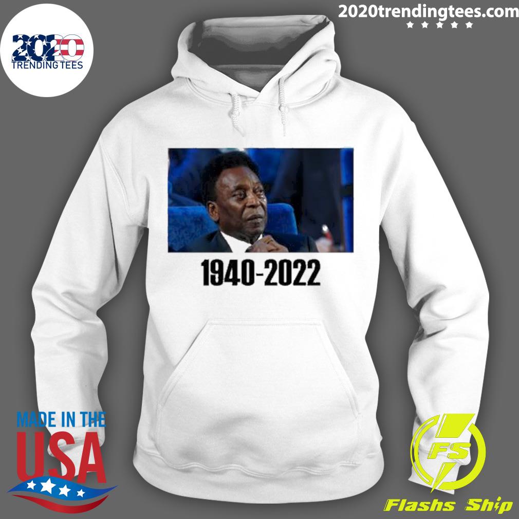 Nice rip Pele 1940-2022 Legends Never Die - Adult & Kids T-Shirts, Sweatshirts & Hoodies apparel design preview 2