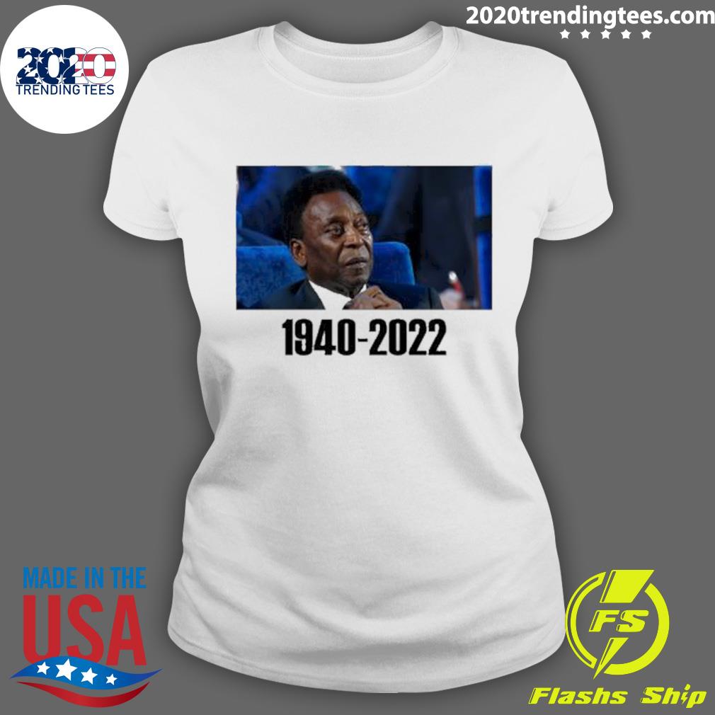 Nice rip Pele 1940-2022 Legends Never Die - Adult & Kids T-Shirts, Sweatshirts & Hoodies apparel design preview 3